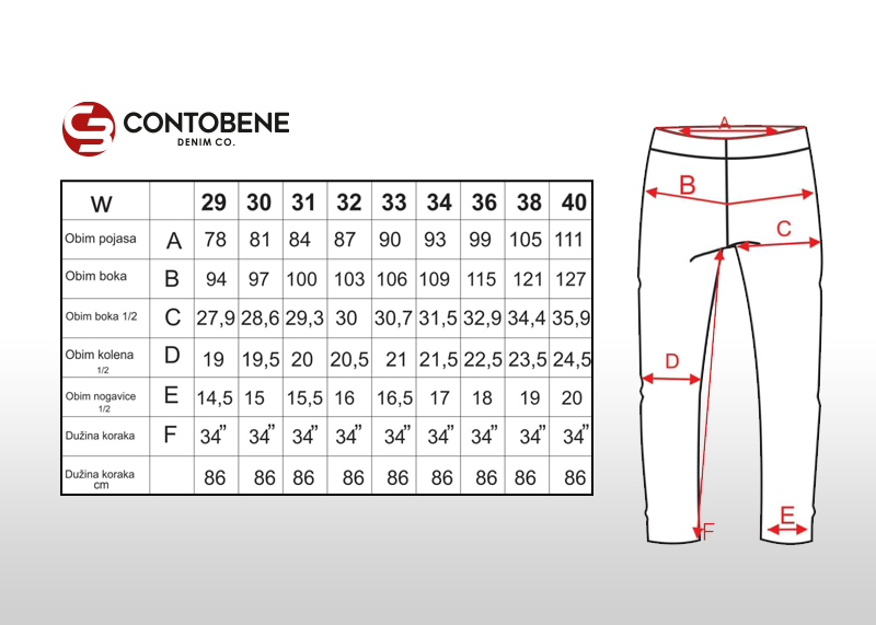 Size Guide – Contobene